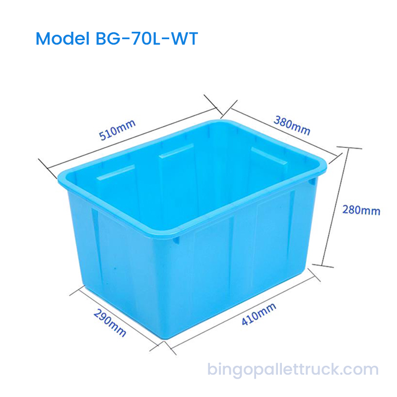 İsteğe Bağlı Kapaklı 70L Gıda Sınıfı HDPE Su Depolama Tankı