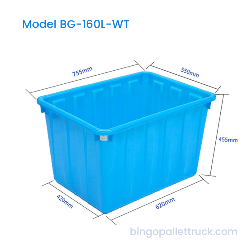 Su Ürünleri Depolama ve Canlı Balık Taşıma için 160L HDPE Tankı