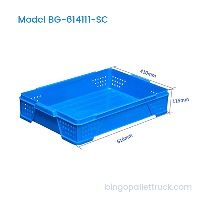 Fırın Kullanımı için 22L İstiflenebilir HDPE Plastik Ekmek Sandığı