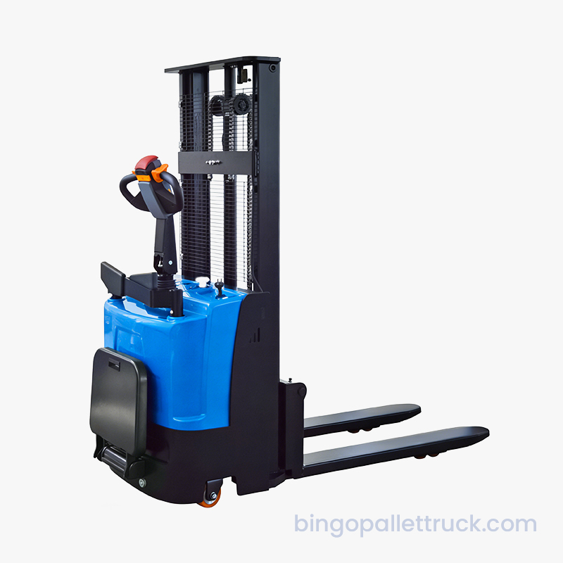 Fabrika için 1500kg Elektrikli Stand-on İstifleyici